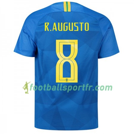 Tenue Brésil R.Augusto 8 Exterieur Coupe du monde 2018 Maillot de Foot